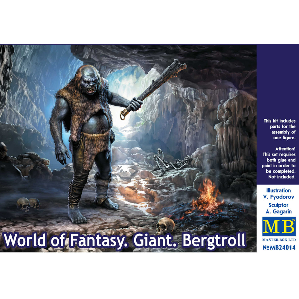 "World of Fantasy. Giant. Bergtroll"  1/24  MasterBox 24014