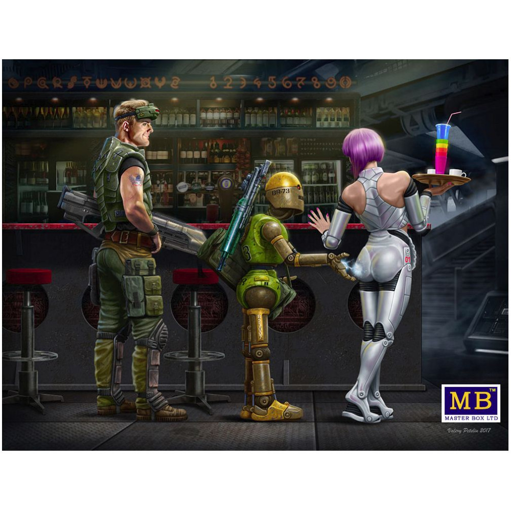 At the Edge of the Universe. Strange Company’s adventures. Episode I. The first meeting. Wow, I like it! 1/24  MasterBox 24031