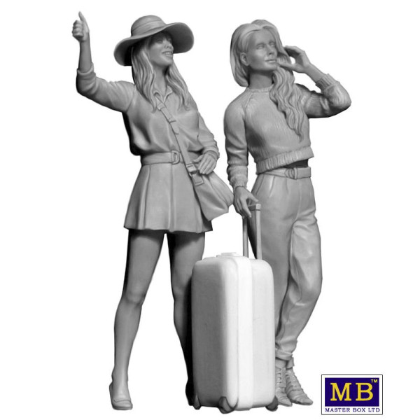 Truckers series. Hitchhikers, Erica & Kery 1/24  MasterBox 24041