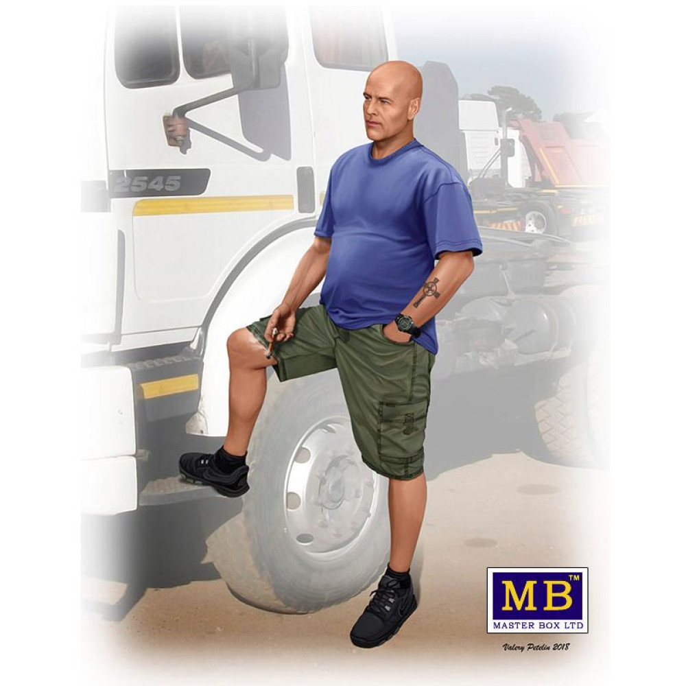 Truckers series. Jimmy (Tex) Haywood 1/24  MasterBox 24043