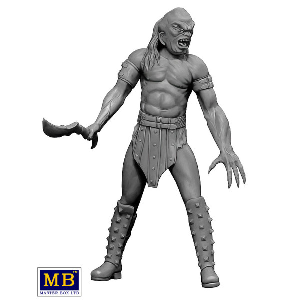 Beastorian (any one of the many beast like races) Champion – “Chuck” 1/24 MasterBox 24057