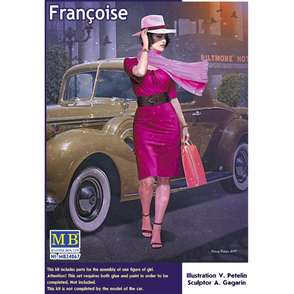 Dangerous Curves Series. Françoise 1/24 MasterBox 24067