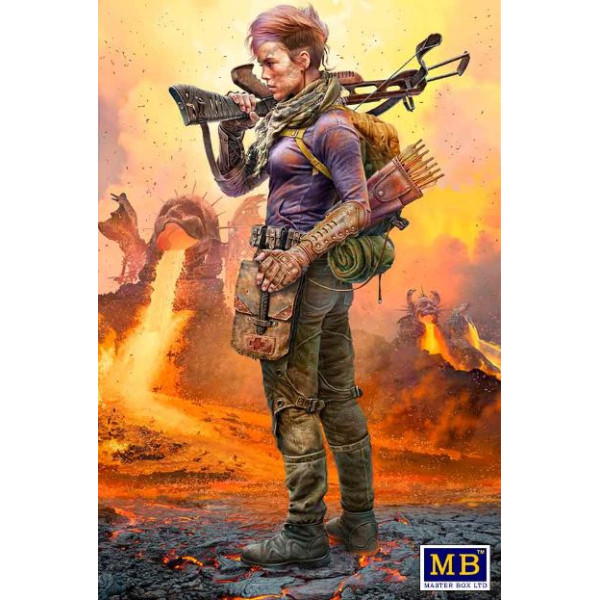 Pоst-apocalyptic series. The Last Bridge. Kit No. 1. Sabrina 1/24 MasterBox 24073