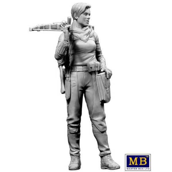 Pоst-apocalyptic series. The Last Bridge. Kit No. 1. Sabrina 1/24 MasterBox 24073