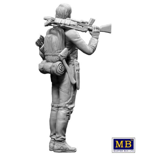 Pоst-apocalyptic series. The Last Bridge. Kit No. 1. Sabrina 1/24 MasterBox 24073