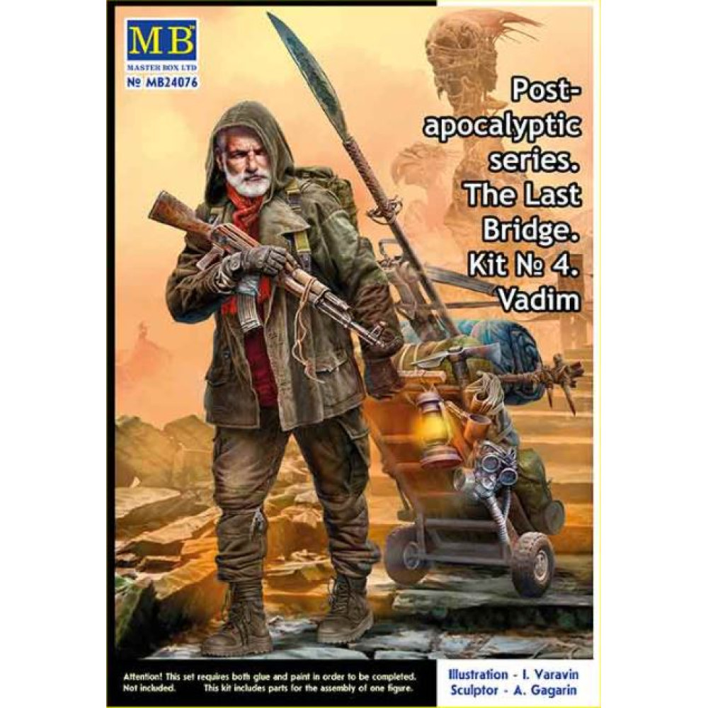 Pоst-apocalyptic series. The Last Bridge. Kit No. 4. Vadim  1/24 MasterBox 24076