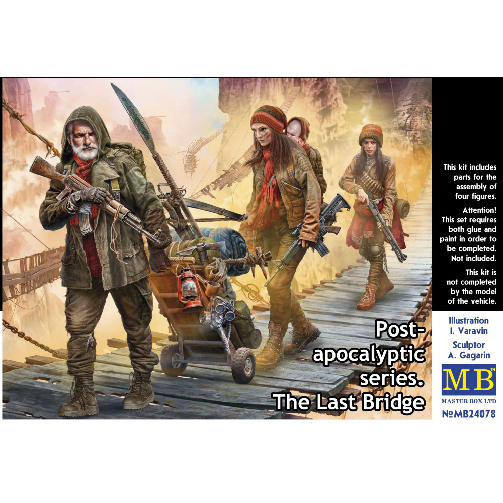 Pоst-apocalyptic series. The Last Bridge  1/24 MasterBox 24078