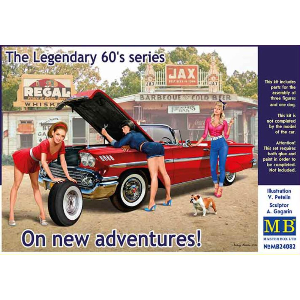 The Legendary 60`s series. «On new adventures!»  1/24 MasterBox 24082