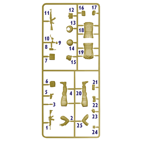 Kit №1. Ukrainian soldier, Defence of Kyiv, March 2022  1/24 MasterBox 24085
