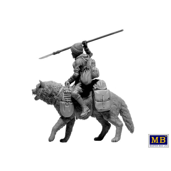 Post-apocalyptic series. The Last Bridge. Set No. 8. Clan of Wolves 1/24 MasterBox 24086