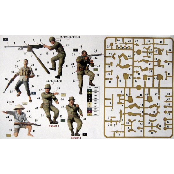 "Charlie on the left" (Vietnam War Series) 1/35 MasterBox 35105