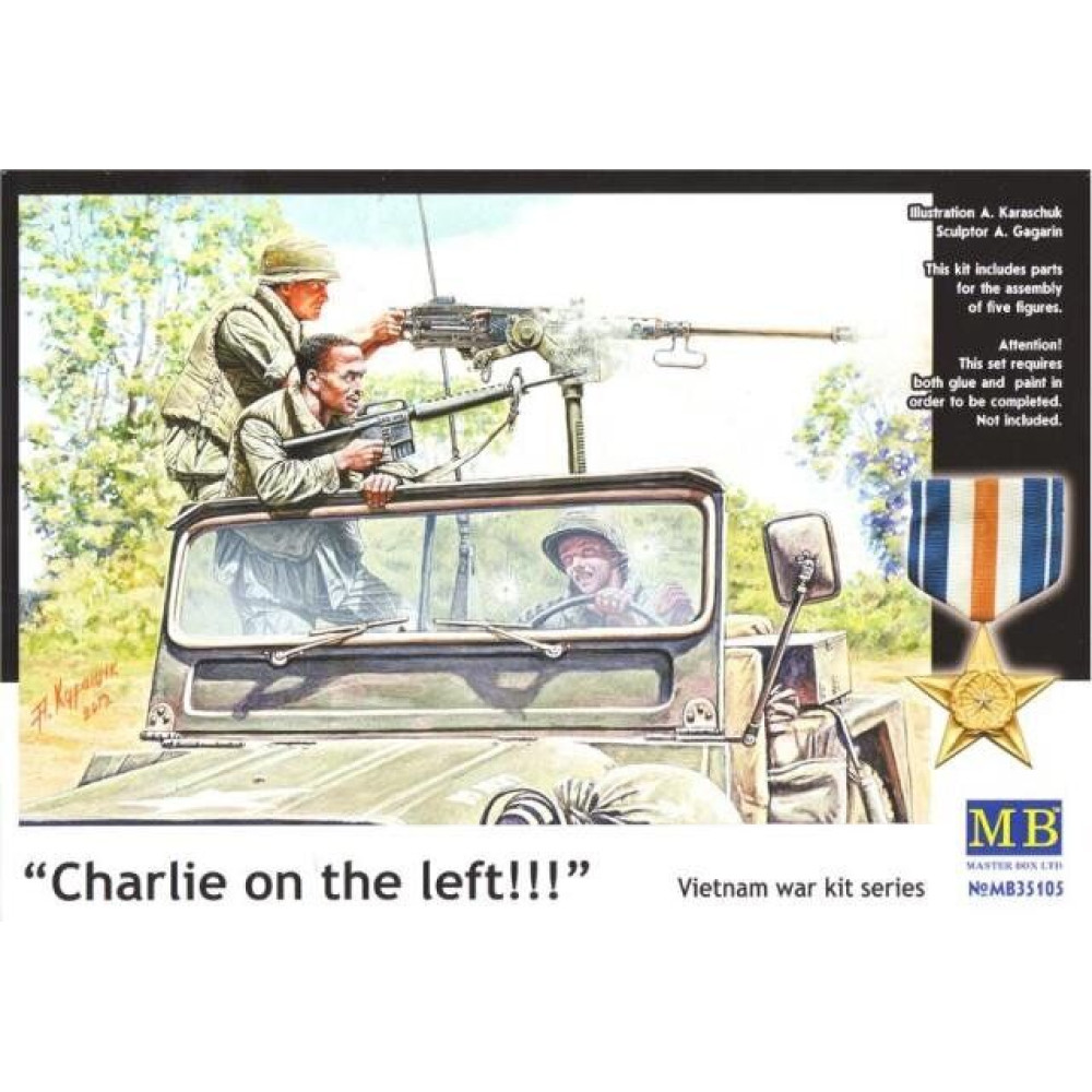 "Charlie on the left" (Vietnam War Series) 1/35 MasterBox 35105