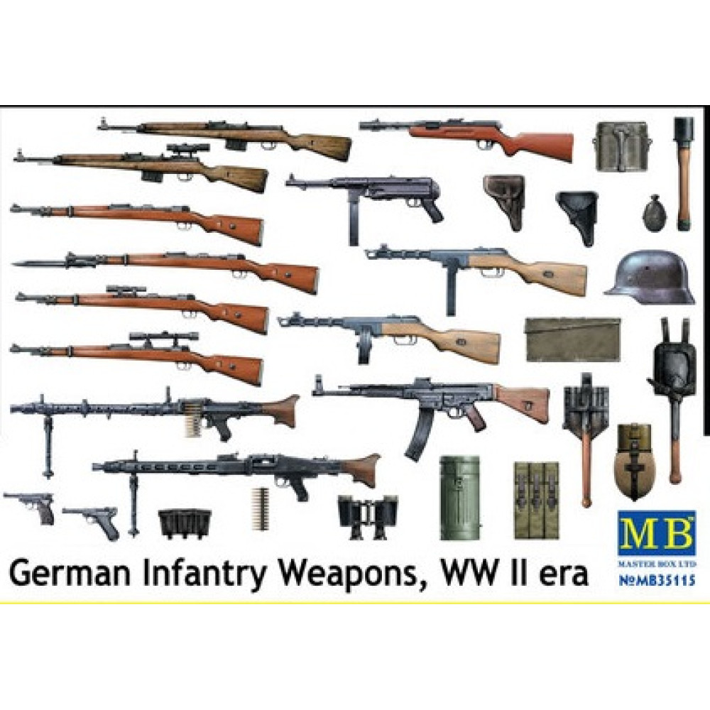German Infantry Weapons, WW II era 1/35 MasterBox 35115