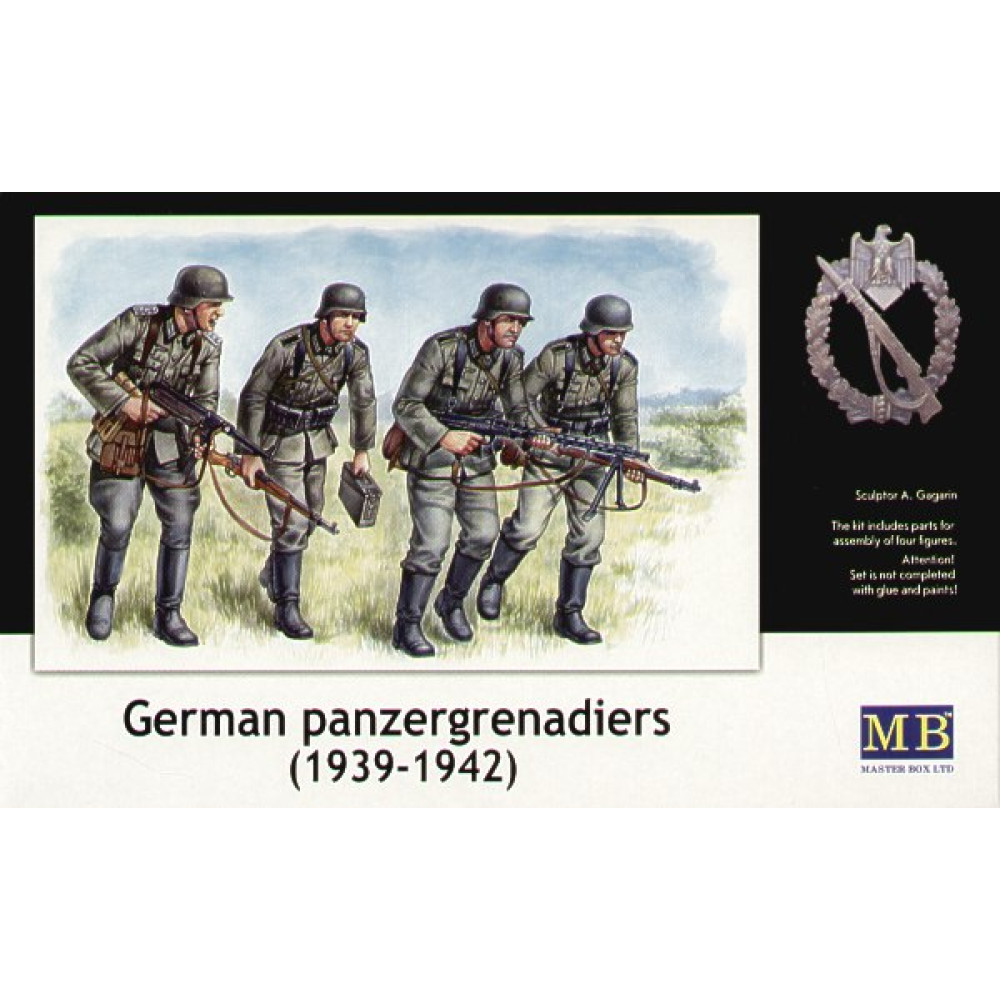 German panzergrenadiers, 1939-1942 1/35 MasterBox 3513