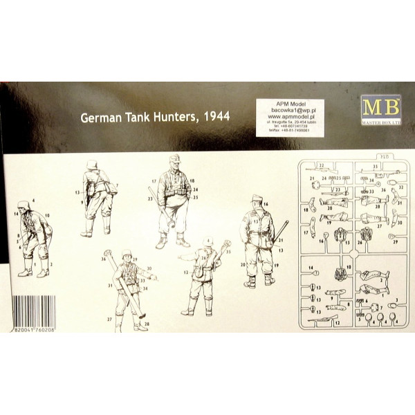 German Tank Hunters, 1944 1/35 MasterBox 3515