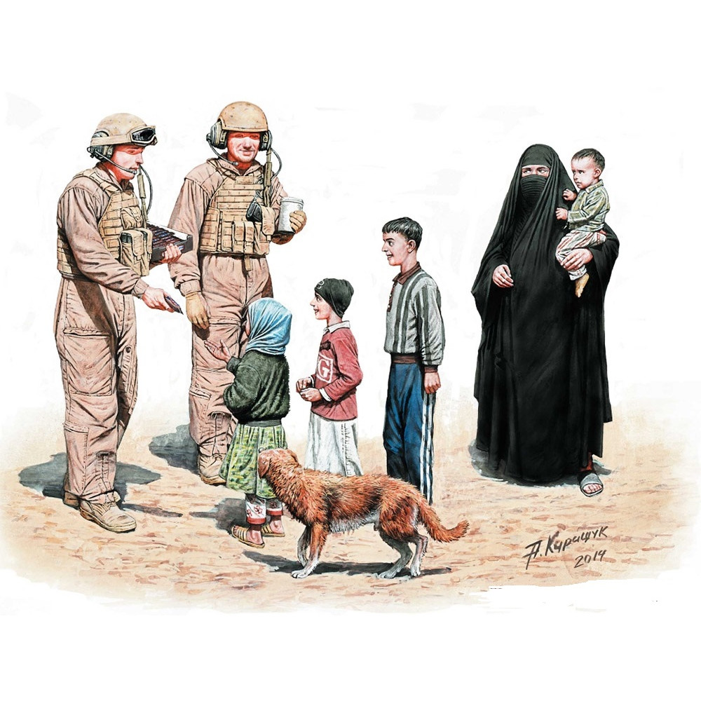  Here is Snickers, help yourself, please!  1/35 MasterBox 35159