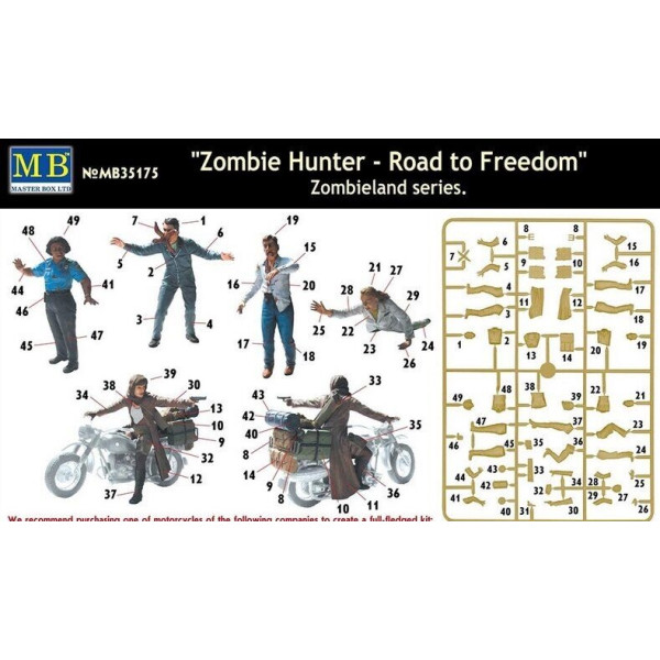 "Zombie Hunter - Road to Freedom". Zombieland series  1/35 MasterBox 35175