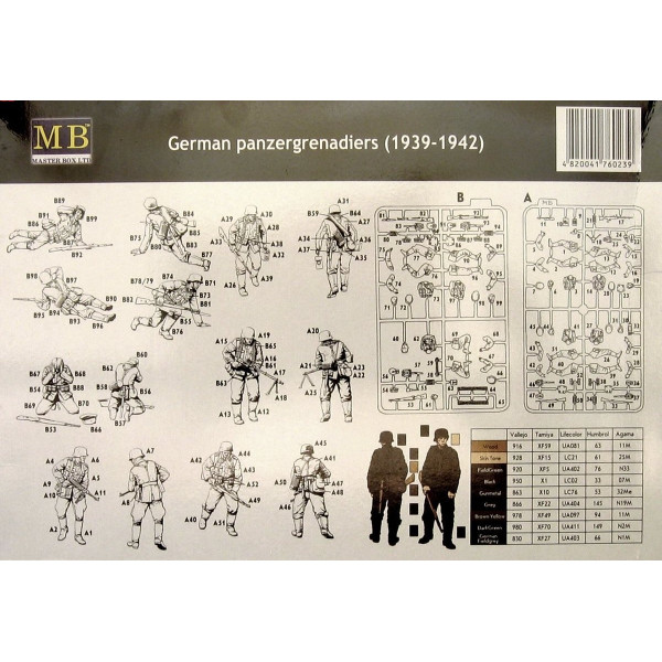 German Panzergrenadiers 1/35 MasterBox 3518