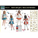 Maid Café Girls - Nana and Momoko  1/35 MasterBox 35186
