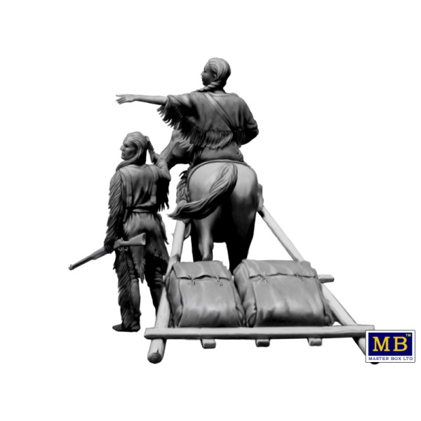 Серія індіанських войн.На великих рівнинах 1/35 MasterBox 35189