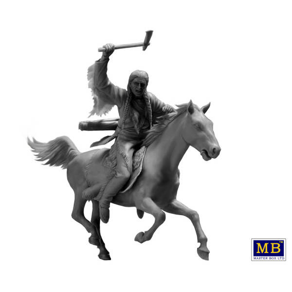 Indian Wars Series, Kit №2. Tomahawk Charge  1/35 MasterBox 35192
