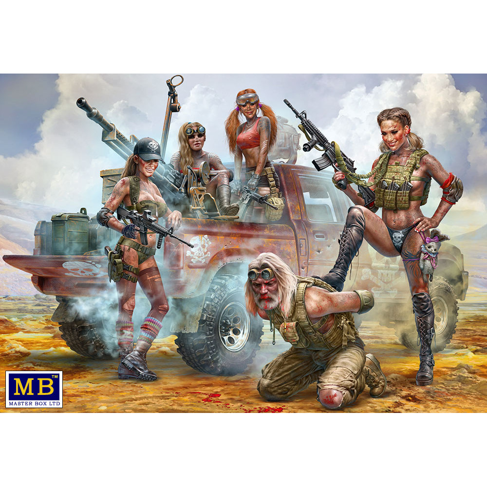 Desert Battle Series. Skull Clan - New Amazons. This is not the place for strangers! 1/35 MasterBox 35199