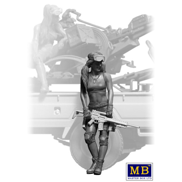 Desert Battle Series. Skull Clan - New Amazons. This is not the place for strangers! 1/35 MasterBox 35199