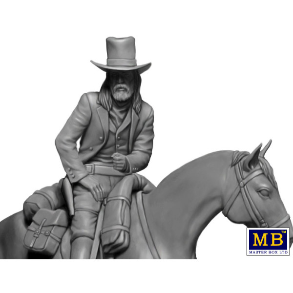 Gunslinger series. Kit No. 2. Gentleman Jim Jameson - Hired Gun 1/35 MasterBox 35204