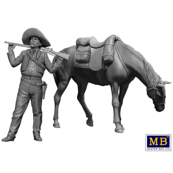Gunslinger series. Kit No. 3. Pedro Melgoza - Bounty Hunter 1/35 MasterBox 35205