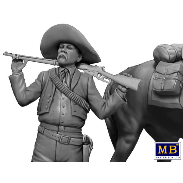 Gunslinger series. Kit No. 3. Pedro Melgoza - Bounty Hunter 1/35 MasterBox 35205