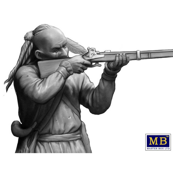 Поранений товариш. Серія Індіанських воєн, XVIII століття. Набір № 2 1/35 MasterBox 35210