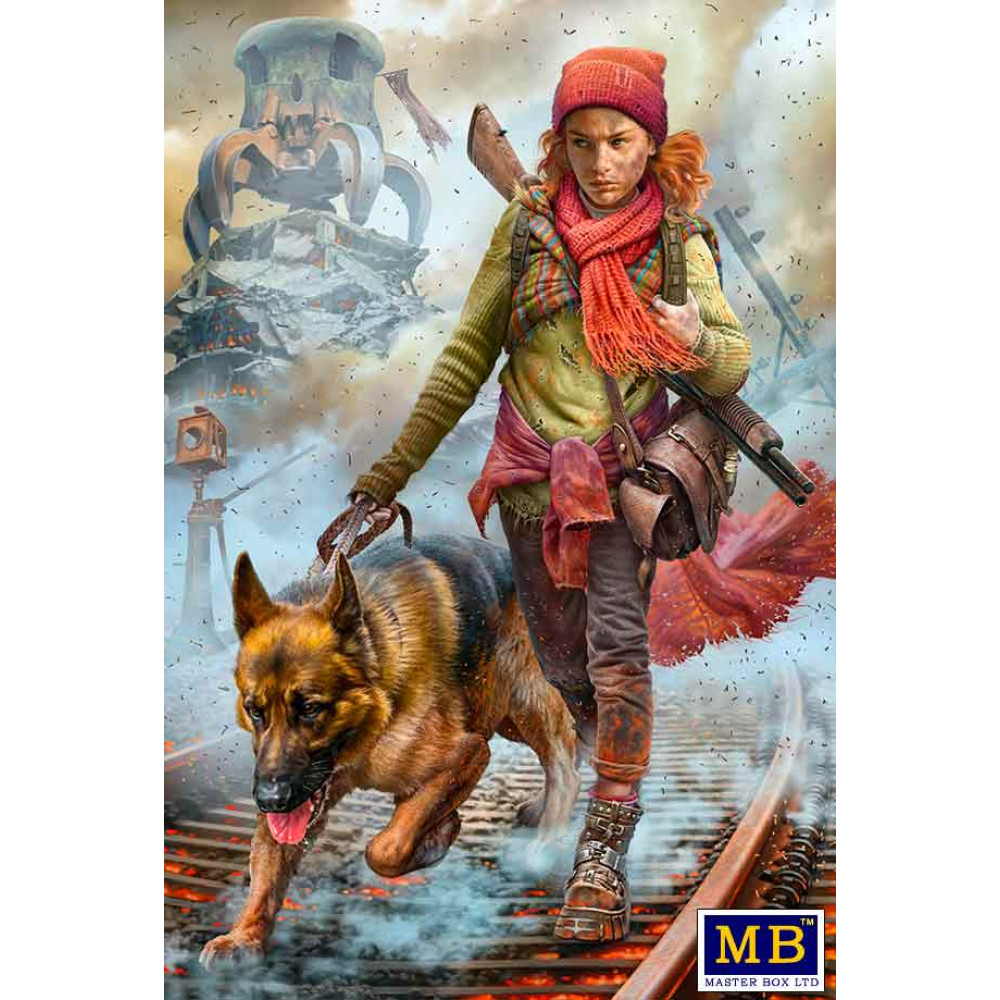 Pоst-apocalyptic fiction. Desert Battle Series. Skull Clan – Long-distance raid. Kit №3. Where am I? Splinter 35215 MasterBox