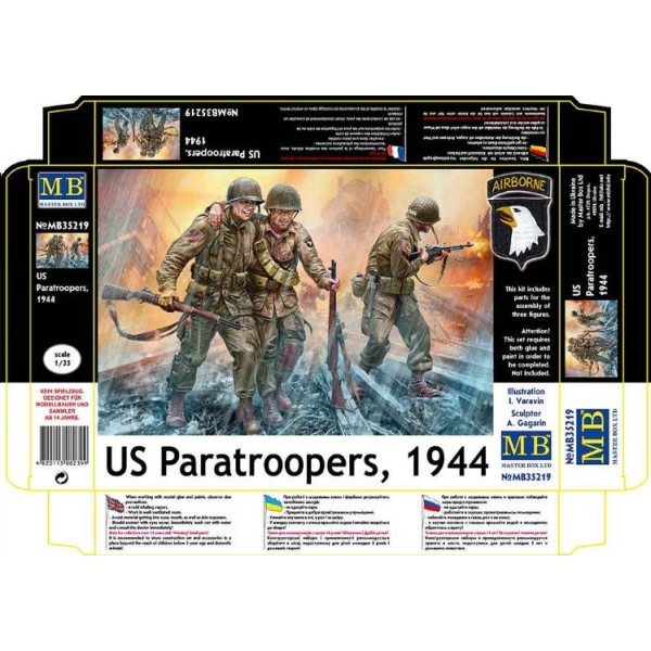 Американські парашутисти, 1944  1/35 MasterBox 35219