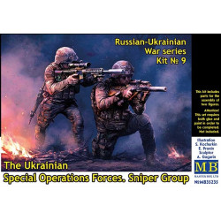 Russian-Ukrainian War series, kit № 9. The Ukrainian Special Operations Forces. Sniper Group 1/35 MasterBox 35235