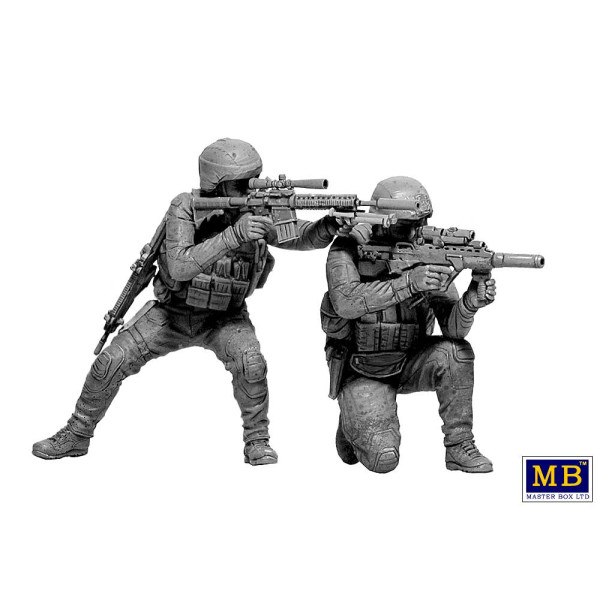Russian-Ukrainian War series, kit № 9. The Ukrainian Special Operations Forces. Sniper Group 1/35 MasterBox 35235