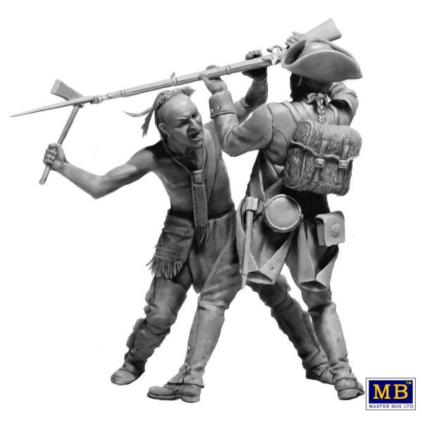 The Mohicans. Mortal Combat. Indian Wars Series, the XVIII century. Kit No 7 1/35 MasterBox 35236