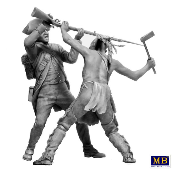 The Mohicans. Mortal Combat. Indian Wars Series, the XVIII century. Kit No 7 1/35 MasterBox 35236