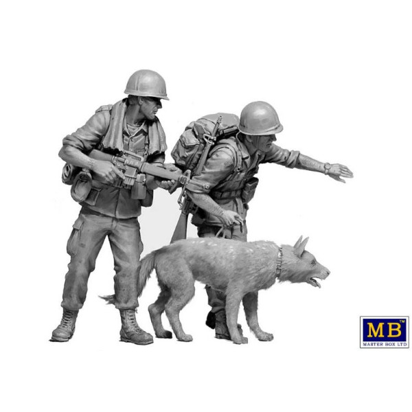 Собачий патруль. Серія в'єтнамськоЇ війни 1/35 MasterBox 35238