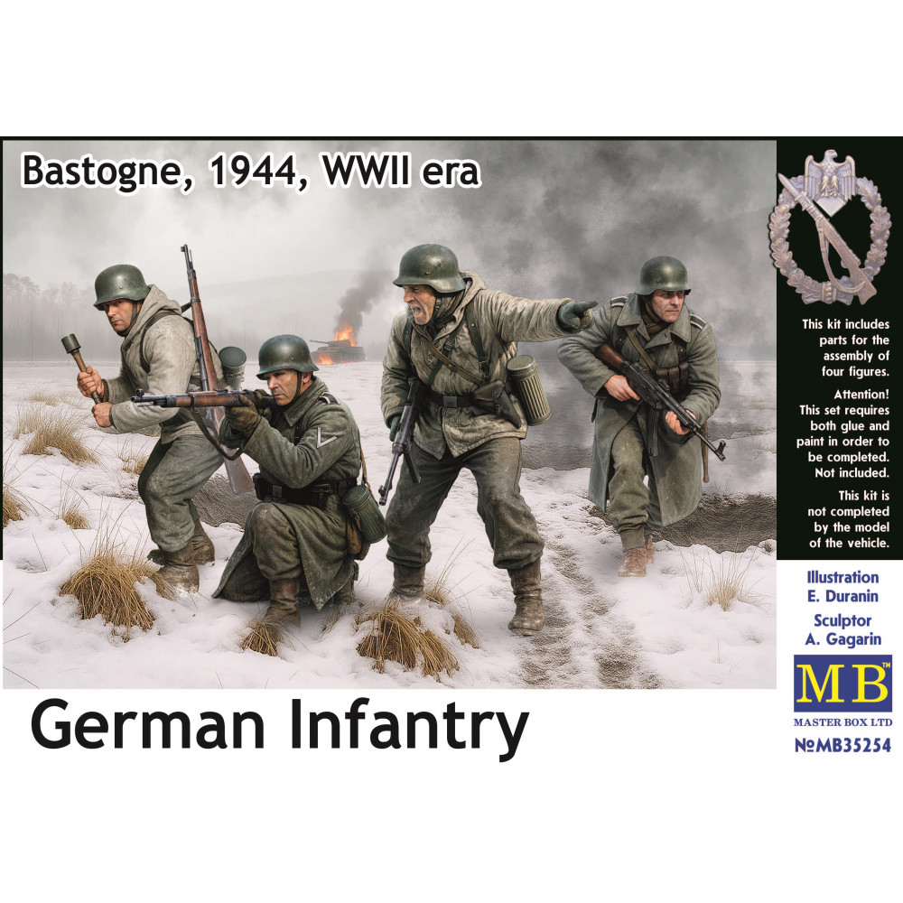Німецька піхота. Бастонь, 1944 рік, Друга світова війна 1/35 MasterBox 35254