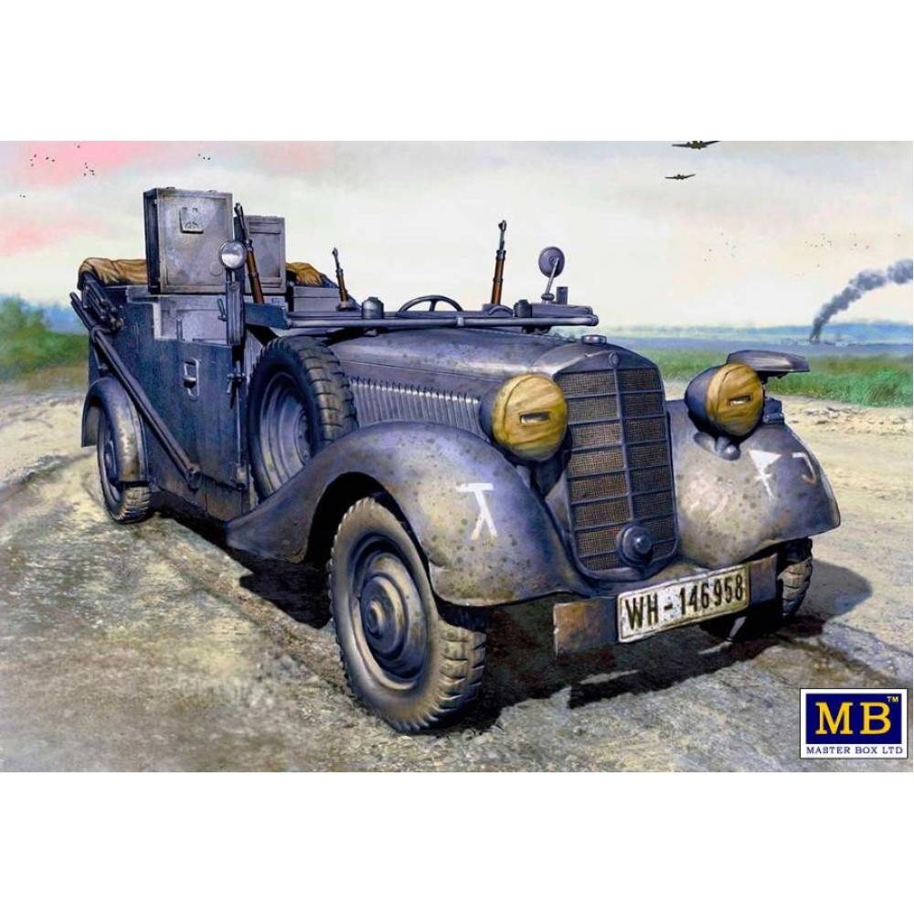 Sd.Kfz. 2 Type 170 VK, German military radio car, WW II era 1/35 MasterBox 3531