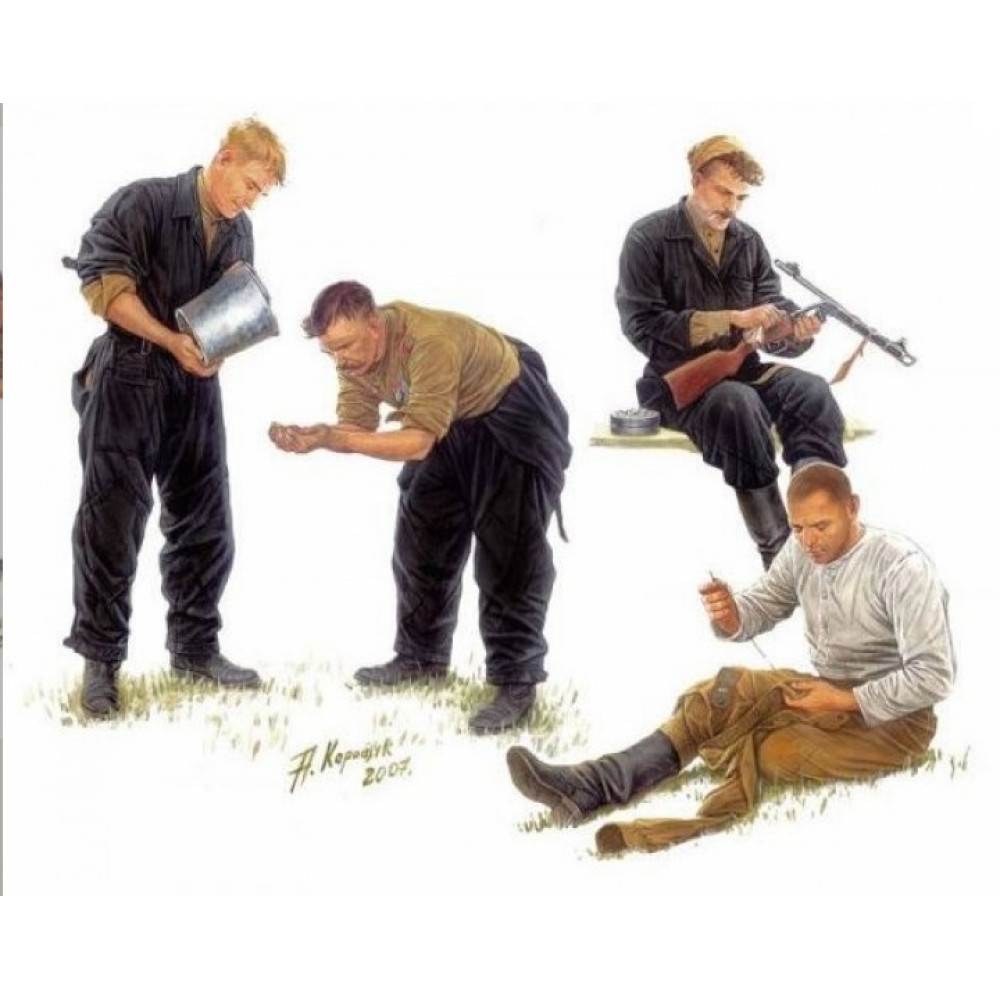 Russian tankmen, 1943-1944   1/35 MasterBox 3535