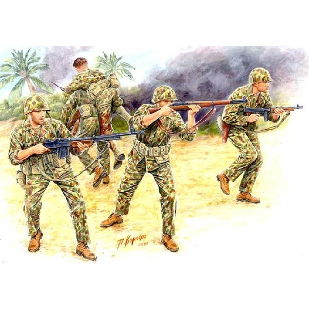 U.S. Marine Corps Infantry, Tarawa, November 1943 1/35 MasterBox 3543