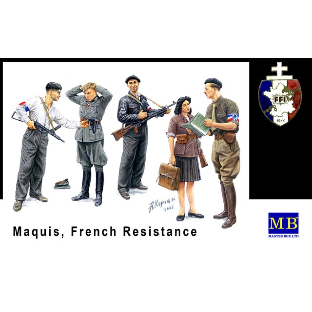 "Maquis, French Resistance"  1/35 MasterBox 3551