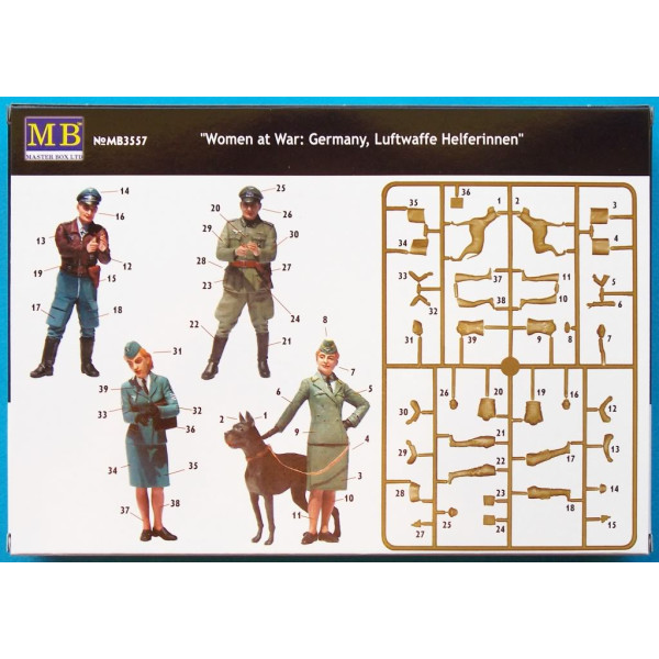 Німецькі жінки на військовій службі 1/35 MasterBox 3557