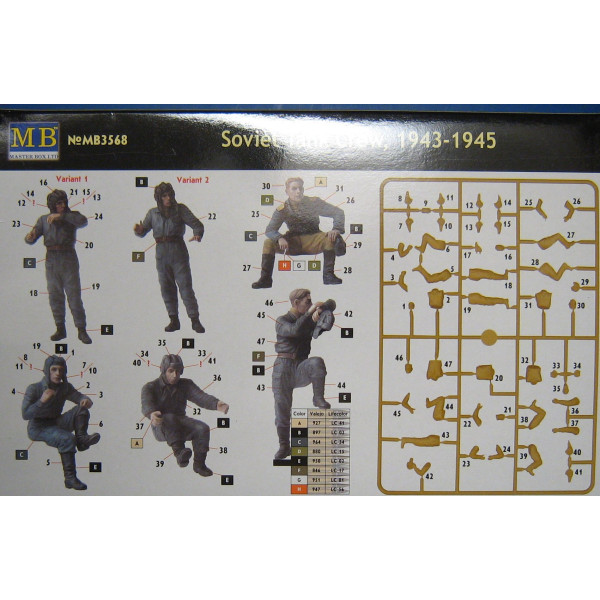 Радянський танковий екіпаж, 1943-1945 роки 1/35 MasterBox 3568