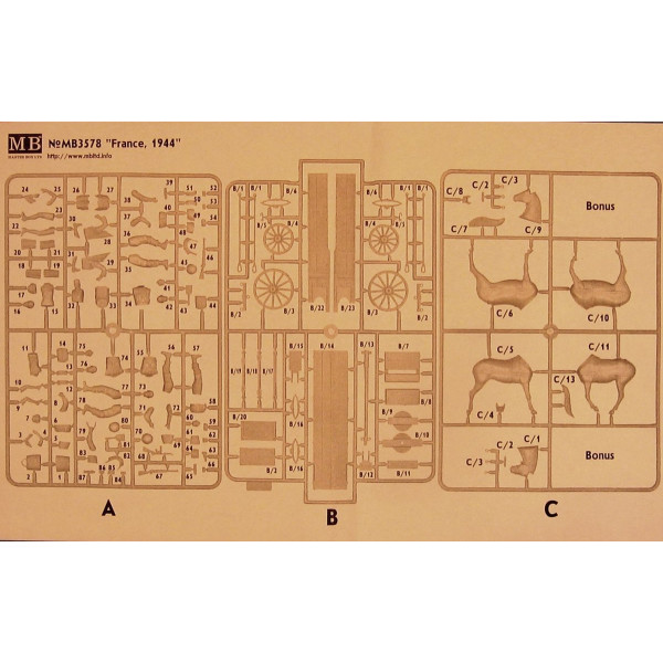 Франція 1944 рік 1/35 MasterBox 3578