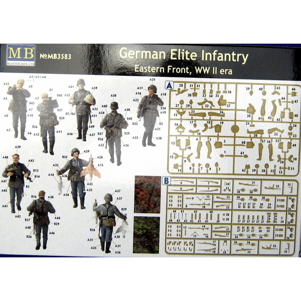 German Elite Infantry (Eastern Front 1941-1945)  1/35 MasterBox 3583
