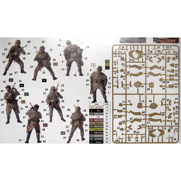 German Infantry, Western Europe (1944-1945)  1/35 MasterBox 3584
