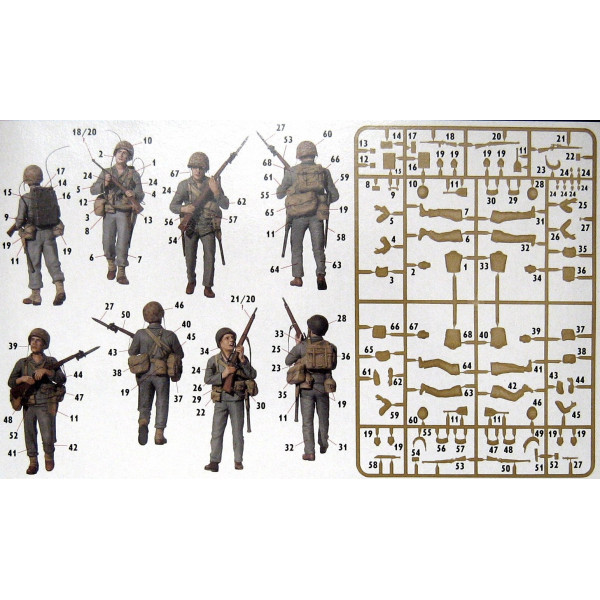 'Американські морпіхи в джунглях' 1/35 MasterBox 3589