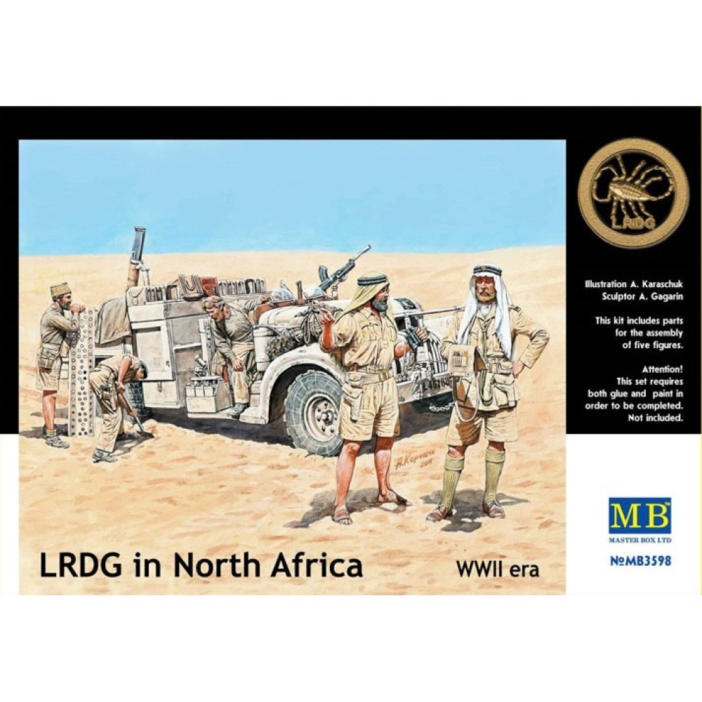 LRDG в Північній Африці 1/35 MasterBox 3598
